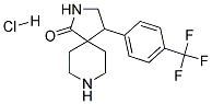 4-(4-(TRIFLUOROMETHYL)PHENYL)-2,8-DIAZASPIRO[4.5]DECAN-1-ONE HYDROCHLORIDE 结构式