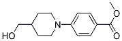 METHYL 4-[4-(HYDROXYMETHYL)PIPERIDINO]BENZENECARBOXYLATE 结构式