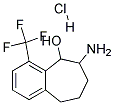 6-AMINO-4-TRIFLUOROMETHYL-6,7,8,9-TETRAHYDRO-5H-BENZOCYCLOHEPTEN-5-OL HYDROCHLORIDE 结构式