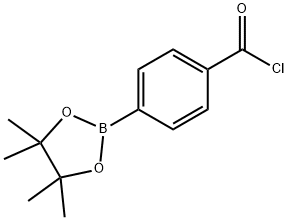 4-CHLOROCARBONYLPHENYLBORONIC ACID PROPANEDIOL ESTER 结构式