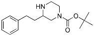 3-PHENETHYL-PIPERAZINE-1-CARBOXYLIC ACID TERT-BUTYL ESTER 结构式