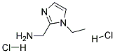 C-(1-ETHYL-1H-IMIDAZOL-2-YL)-METHYLAMINE 2HCL 结构式