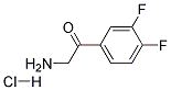 3,4-DIFLUOROPHENACYLAMINE HYDROCHLORIDE 结构式