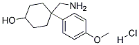 4-(AMINOMETHYL)-4-(4-METHOXYPHENYL)CYCLOHEXANOL HYDROCHLORIDE 结构式