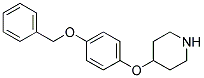 4-[4-(BENZYLOXY)PHENOXY]PIPERIDINE 结构式