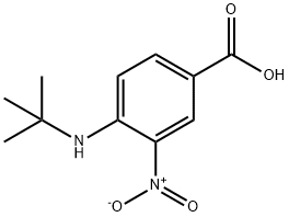 4-TERT-BUTYLAMINO-3-NITRO-BENZOIC ACID 结构式