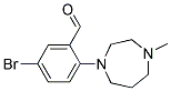 5-Bromo-2-(4-methyl-[1,4]diazepan-1-yl)-benzaldehyde 结构式