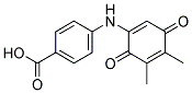 4-(4,5-DIMETHYL-3,6-DIOXO-CYCLOHEXA-1,4-DIENYLAMINO)-BENZOIC ACID 结构式