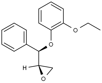 (2RS,3RS)-3-(2-ETHOXYPHENOXY)-3-PHENYLPROPENE-1,2-EPOXIDE 结构式