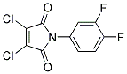 3,4-DICHLORO-1-(3,4-DIFLUOROPHENYL)-1H-PYRROLE-2,5-DIONE, TECH 结构式