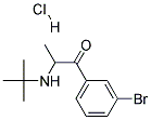 2-(TERT-BUTYLAMINO)-3'-BROMOPROPIOPHENONE HYDROCHLORIDE 结构式