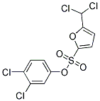 3,4-DICHLOROPHENYL 5-(DICHLOROMETHYL)FURAN-2-SULPHONATE 结构式