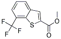 METHYL 7-(TRIFLUOROMETHYL)-1-BENZOTHIOPHENE-2-CARBOXYLATE 结构式