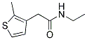 N-ETHYL-2-(2-METHYL-THIOPHEN-3-YL)-ACETAMIDE 结构式