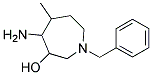 4-AMINO-1-BENZYL-5-METHYL-AZEPAN-3-OL 结构式