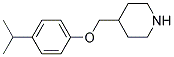 4-[(4-ISOPROPYLPHENOXY)METHYL]PIPERIDINE 结构式