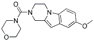 8-METHOXY-2-(MORPHOLIN-4-YLCARBONYL)-1,2,3,4-TETRAHYDROPYRAZINO[1,2-A]INDOLE 结构式