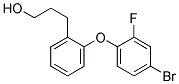 3-[2-(4-BROMO-2-FLUORO-PHENOXY)-PHENYL]-PROPAN-1-OL 结构式