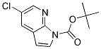 5-CHLORO-PYRROLO[2,3-B]PYRIDINE-1-CARBOXYLIC ACID TERT-BUTYL ESTER 结构式