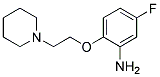 5-FLUORO-2-[2-(1-PIPERIDINYL)ETHOXY]PHENYLAMINE 结构式