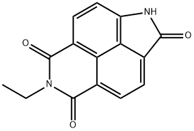 6-ETHYL-1H-INDOLO[5,4,3-DEF]ISOQUINOLINE-2,5,7(6H)-TRIONE 结构式