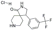 4-(3-(TRIFLUOROMETHYL)PHENYL)-2,8-DIAZASPIRO[4.5]DECAN-1-ONE HYDROCHLORIDE 结构式