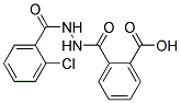 2-[N'-(2-Chloro-benzoyl)-hydrazinocarbonyl]-benzoic acid 结构式