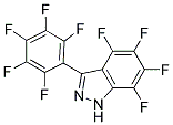 4,5,6,7-TETRAFLUORO-3-PENTAFLUOROPHENYL-1H-INDAZOLE 结构式