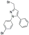 3-Bromomethyl-1-(4-bromophenyl)-5-phenyl pyrazole 结构式
