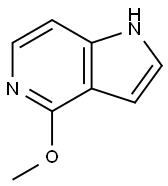 4-甲氧基-5-氮杂吲哚 结构式