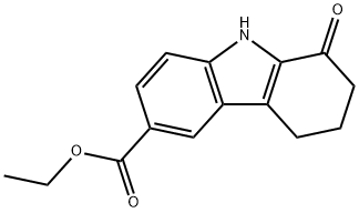 1-氧代-2,3,4,9-四氢-1H-咔唑-6-羧酸乙酯 结构式