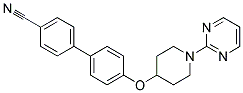 4'-[(1-PYRIMIDIN-2-YLPIPERIDIN-4-YL)OXY]BIPHENYL-4-CARBONITRILE 结构式