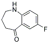 7-FLUORO-1,2,3,4-TETRAHYDRO-BENZO[B]AZEPIN-5-ONE 结构式