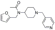 N-(2-FURYLMETHYL)-N-[1-(PYRIDIN-4-YLMETHYL)PIPERIDIN-4-YL]ACETAMIDE 结构式