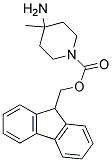 (9H-FLUOREN-9-YL)METHYL 4-AMINO-4-METHYLPIPERIDINE-1-CARBOXYLATE 结构式