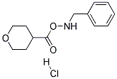 4-BENZYLAMINO-TETRAHYDRO-PYRAN-4-CARBOXYLIC ACID HYDROCHLORIDE 结构式