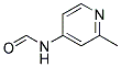 N-(2-METHYLPYRIDIN-4-YL)FORMAMIDE 结构式