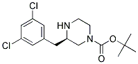 (R)-3-(3,5-DICHLORO-BENZYL)-PIPERAZINE-1-CARBOXYLIC ACID TERT-BUTYL ESTER 结构式