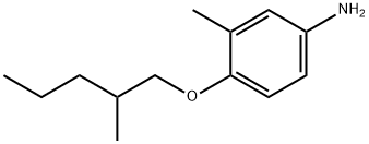 3-METHYL-4-[(2-METHYLPENTYL)OXY]ANILINE 结构式