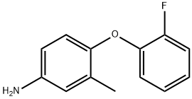 4-(2-FLUOROPHENOXY)-3-METHYLANILINE 结构式