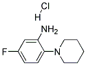 5-FLUORO-2-PIPERIDIN-1-YLANILINE HYDROCHLORIDE 结构式