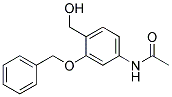 N-[3-(BENZYLOXY)-4-(HYDROXYMETHYL)PHENYL]ACETAMIDE 结构式