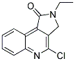 4-CHLORO-2-ETHYL-2,3-DIHYDRO-PYRROLO[3,4-C]QUINOLIN-1-ONE 结构式