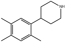 4-(2,4,5-三甲基苯基)哌啶 结构式