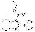 ETHYL 4-METHYL-2-(1H-PYRROL-1-YL)-4,5,6,7-TETRAHYDRO-1-BENZOTHIOPHENE-3-CARBOXYLATE 结构式