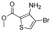 3-氨基-4-溴噻吩-2-甲酸甲酯 结构式