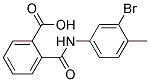 N-(3-BROMO-4-METHYL-PHENYL)-PHTHALAMIC ACID 结构式