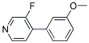 3-FLUORO-4-(3-METHOXYPHENYL)PYRIDINE 结构式