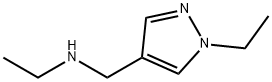 乙基[(1-乙基-1H-吡唑-4-基)甲基]胺 结构式