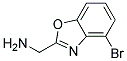 (4-BROMOBENZO[D]OXAZOL-2-YL)METHANAMINE 结构式